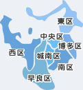 福岡市地図